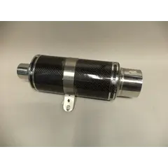 Τελικό καζανάκι real carbon/ασημένια μπούκα