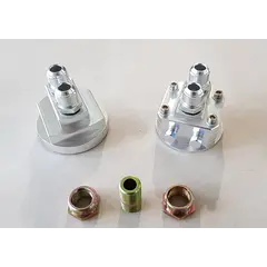 Αντάπτορας αλλαγής θέσης φίλτρου λαδιού silver