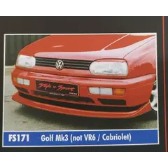 Εμπρος σποιλερ προφυλακτηρα πλαστικο VW GOLF MK3