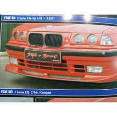 Εμπρος σποιλερ προφυλακτηρα τυπου DTM BMW E 36