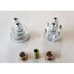 Αντάπτορας αλλαγής θέσης φίλτρου λαδιού silver