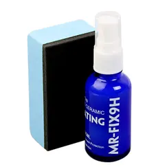 Super hydrophobic glass coating