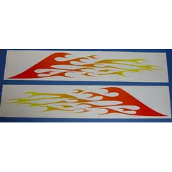 Αυτοκολλητα πλαινά φλόγες #2