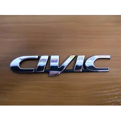 Αυτοκόλλητο CIVIC ασημί
