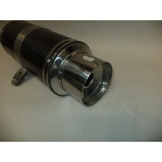 Τελικό καζανάκι real carbon/ασημένια μπούκα