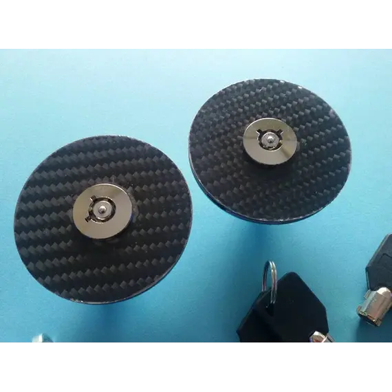 Άγκιστρα καπο με κλειδί στρογγυλά carbon