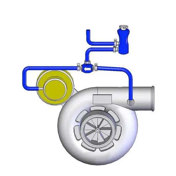 Ρυθμιστής πίεσης turbo κόκκινος