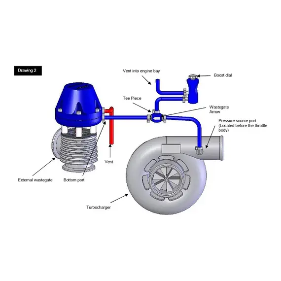 Ρυθμιστής πίεσης turbo μαύρος