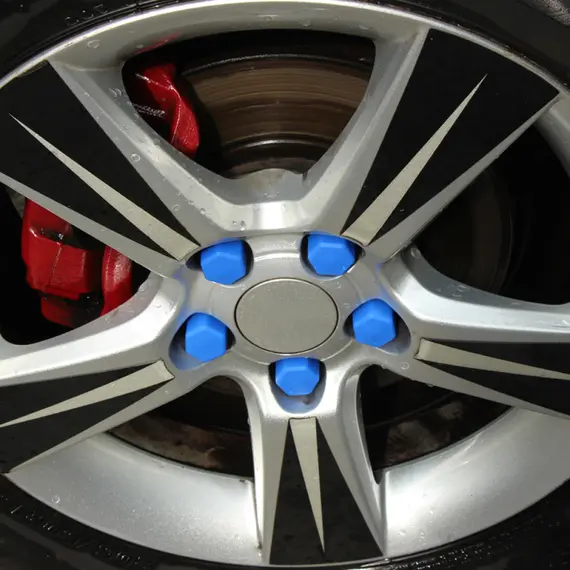 Καπακια βιδων ζαντων μπλε