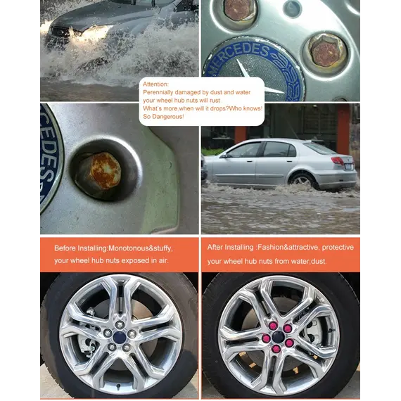 Καπάκια μπουλονιών σιλικόνης