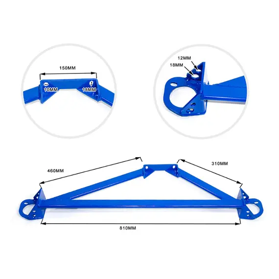 Μπάρα θόλων 3 σημείων Honda Civic 92-00