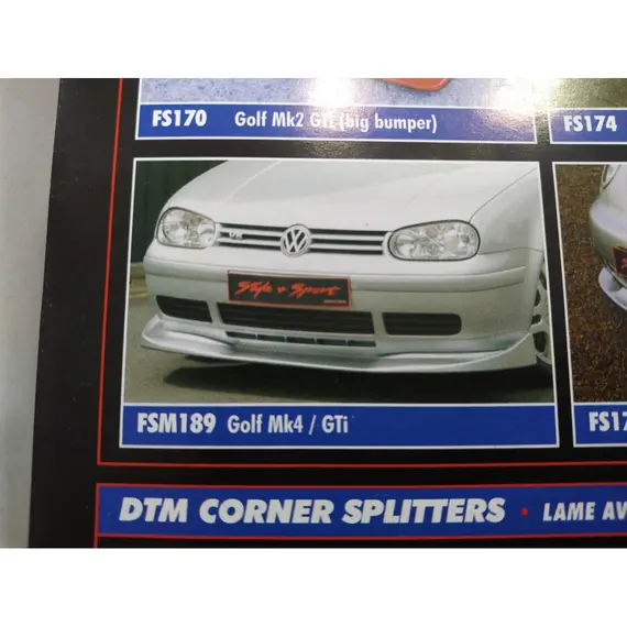 Εμπρος σποιλερ προφυλακτηρα VW GOLF MK4 GTi