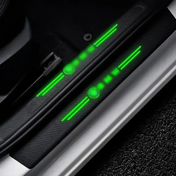 Διακοσμητικά φωσφοριζέ Μασπιέ Πόρτας Carbon Look