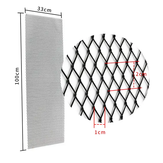 Σίτα αλουμινίου μικρές κυψέλες(μαύρο)