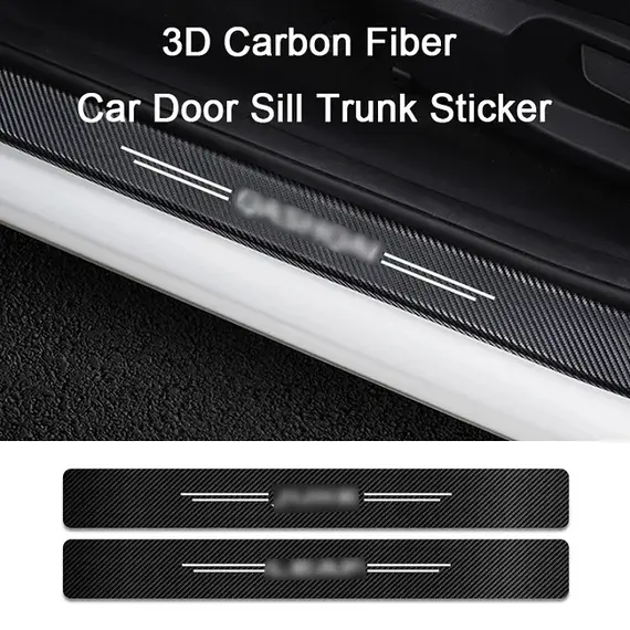 Διακοσμητικά φωσφοριζέ Μασπιέ Πόρτας Carbon Look