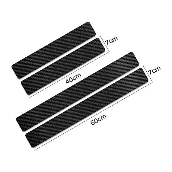 Διακοσμητικά φωσφοριζέ Μασπιέ Πόρτας Carbon Look