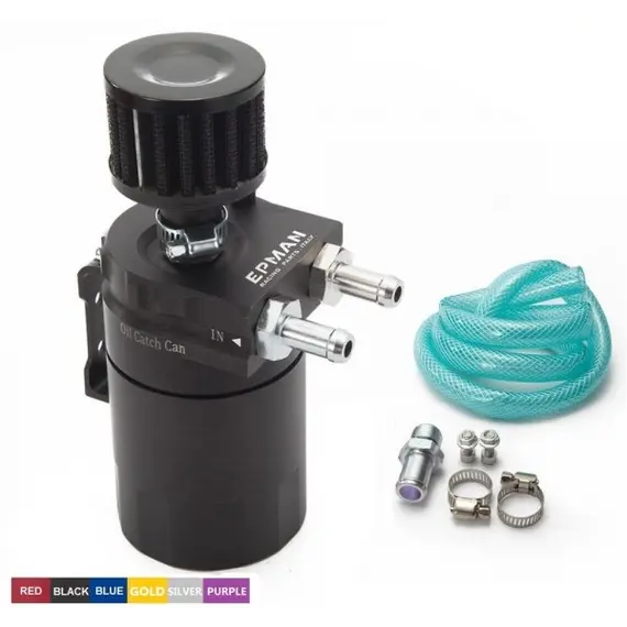 Αγωνιστικό δοχείο αναθυμιάσεων μαύρο με φίλτρο