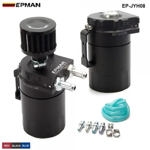 Αγωνιστικό δοχείο αναθυμιάσεων μαύρο με φίλτρο