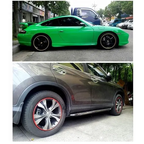 Αυτοκολλητη  προστατευτικη διακοσμητικη ταινια ζαντας 8 μετρα