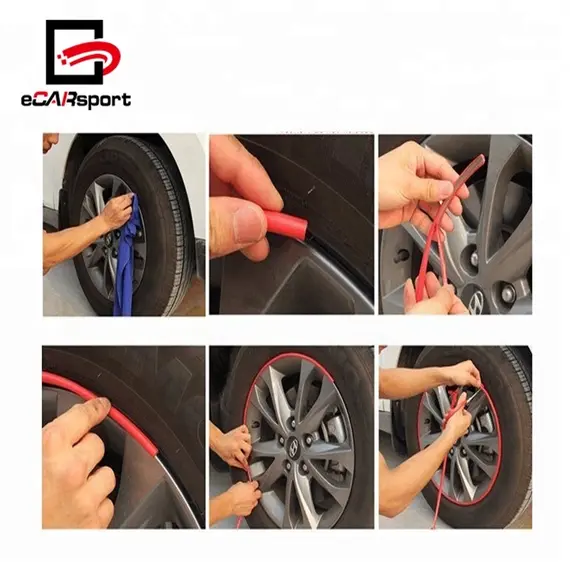 Αυτοκολλητη  προστατευτικη διακοσμητικη ταινια ζαντας 8 μετρα