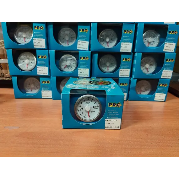 Στροφόμετρο 52mm πράσινο φωτισμό