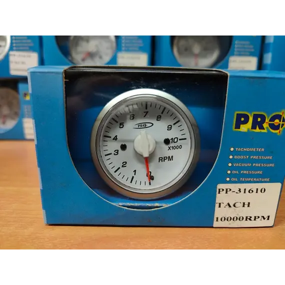 Στροφόμετρο 52mm πράσινο φωτισμό