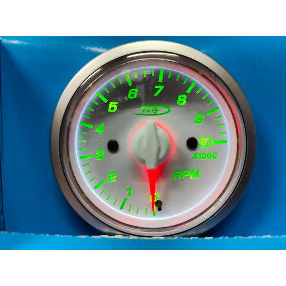 Στροφόμετρο 52mm πράσινο φωτισμό