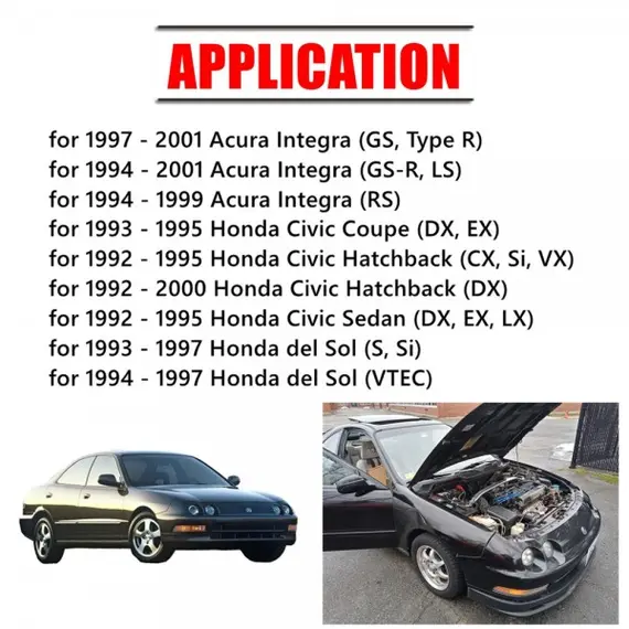 Μπάρα θόλων μαύρη Honda CIVIC
