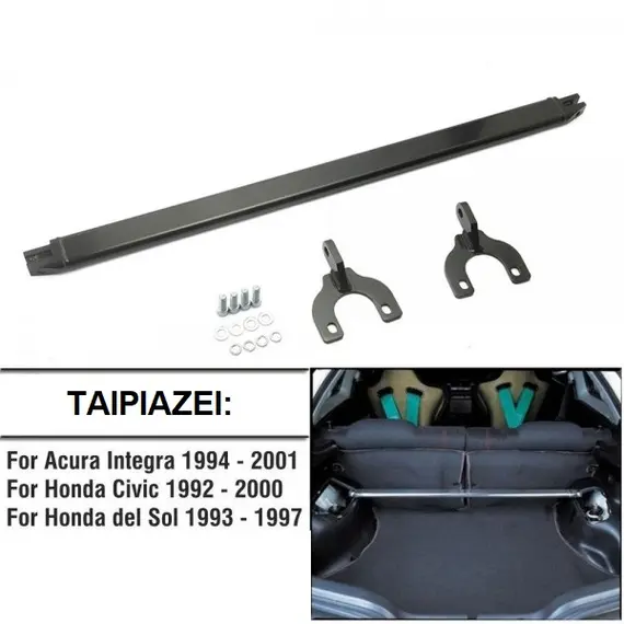 Μπάρα θόλων μαύρη Honda CIVIC Πίσω