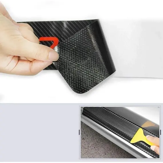 Αυτοκόλλητα Μασπιέ Πόρτας Carbon