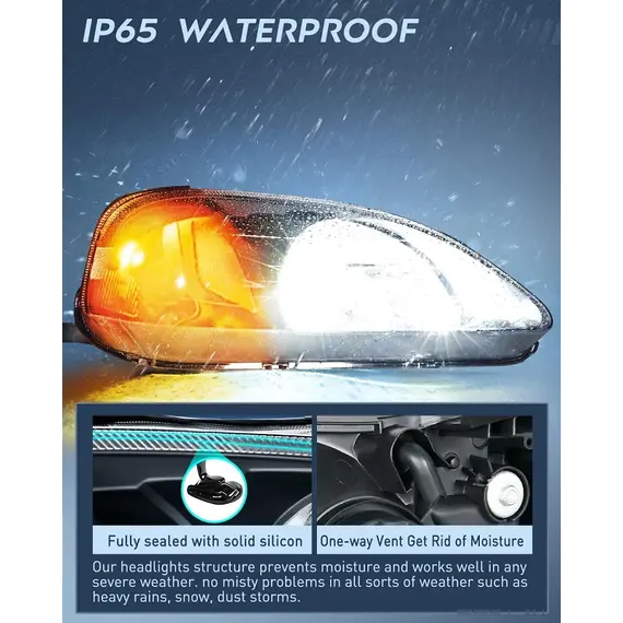 Φανάρια Civic EK 99-00 ΜΑΥΡΑ