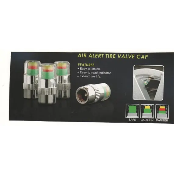 Τάπες ελαστικών με ένδειξη