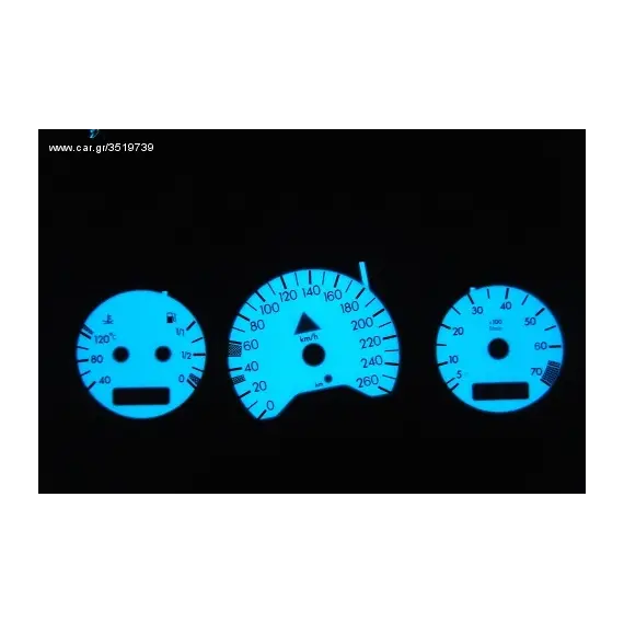 Λευκά όργανα φωτιζόμενα Mercedes E-CLASS