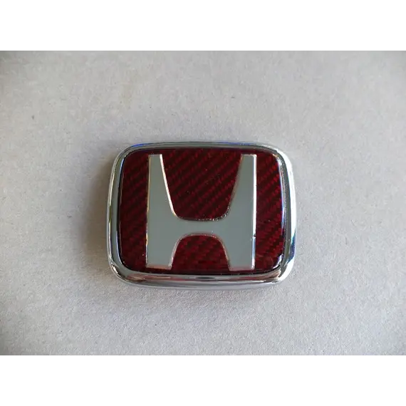 Σηματάκι Honda real carbon red