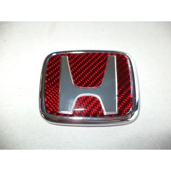 Σηματάκι Honda real carbon red