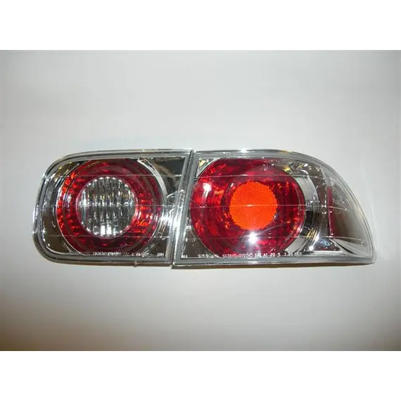 Πίσω φανάρια τύπου Lexus  92-95 2/4D χρώμιο-κύκλους  Της εταιρείας SONAR