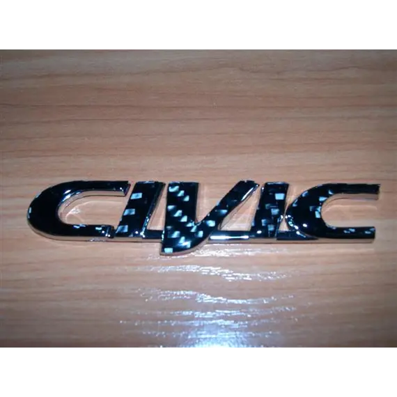 Αυτοκόλλητο CIVIC look carbon