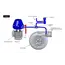 Ρυθμιστής πίεσης turbo μαύρος